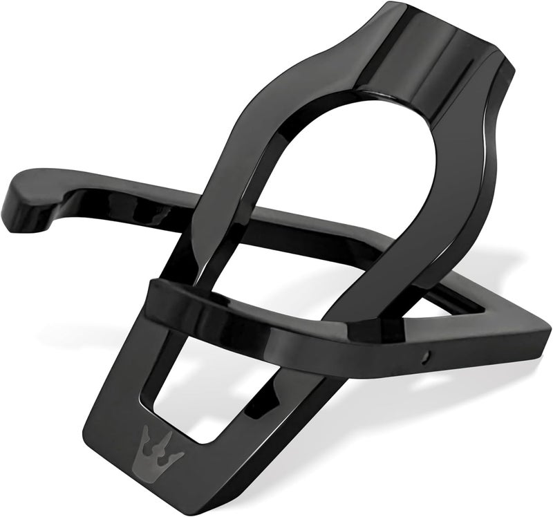AILE Tobacco Smoking Pipe Stand Holder - Stainless Steel Portable Foldable - For Single Pipe(black) - Image 1